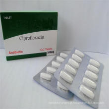 Venda quente Pharmaceutical ciprofloxacina comprimidos